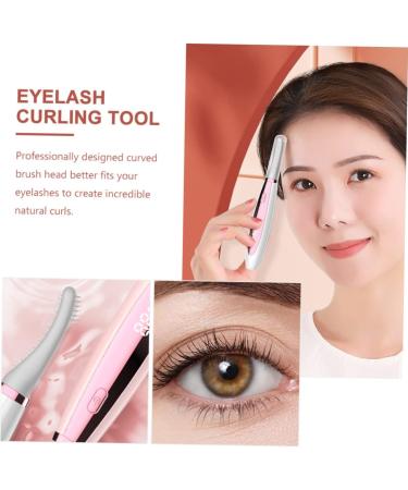 Balacoo 4pcs Heated Eyelash Curler - Ultimate Curling Tool for Perfect Lashes | Mini Pink Design - Shop Now for International Shipping - Buy Online on GoSupps.com