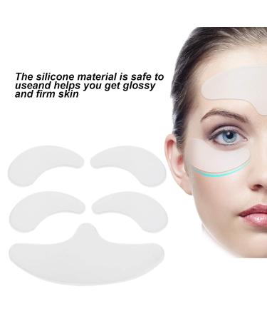 5 Pieces Anti-Wrinkle Patches - Reusable Forehead Line Removal Silicone Stickers for Youthful Skin - Buy Online on GoSupps.com
