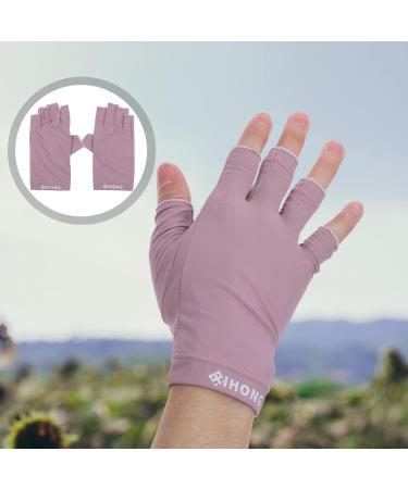 FRCOLOR 1 Pair Uv Gloves Nail Dryer Uv Glove Uv Finger Protection Nails Outdoor Hiking Gloves Summer Driving Gloves Womens Gloves Gel Nail Gloves Miss Skin Care Products Fabric Fingerless As Shown - Buy Online on GoSupps.com