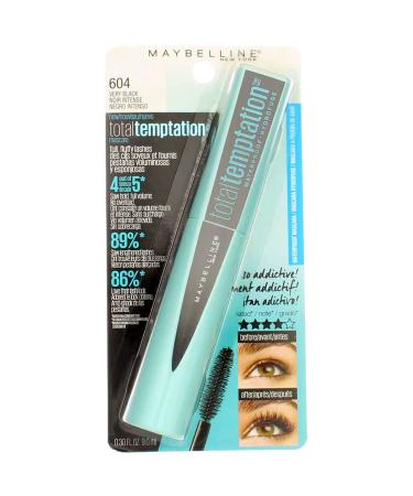 Maybelline Total Temptation Waterproof Mascara - Very Black 0.3 fl oz | Long-Lasting Volume & Definition - Buy Online on GoSupps.com