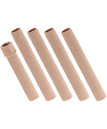 Toe Cushion Tube - Soft Gel Finger Sleeves for Pain Relief | Protective Toe Cover Bandage (15cm 5PCS) - International Shipping Available - Buy Online on GoSupps.com