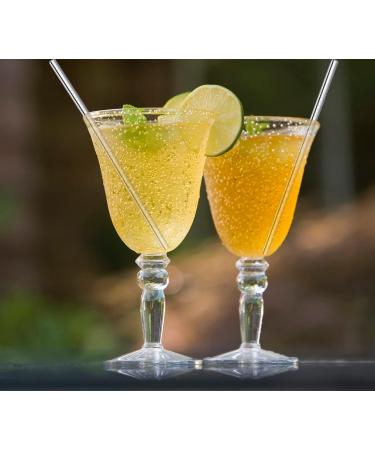 Cocktail Straws Short Reusable Metal Straws Stainless Steel with Cleaner Brush 160mm Long 6mm Wide for Cocktail Rock Gin Glass Coffee Cup Mason Jar Fruit Juice Box Sliver-8pcs 0.25" x 6.25" Sliver - Buy Online on GoSupps.com