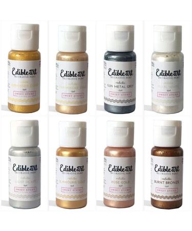 Sweet Sticks Edible Art Decorative Paint - Sunkissed Gold 15ml - Buy Online on GoSupps.com