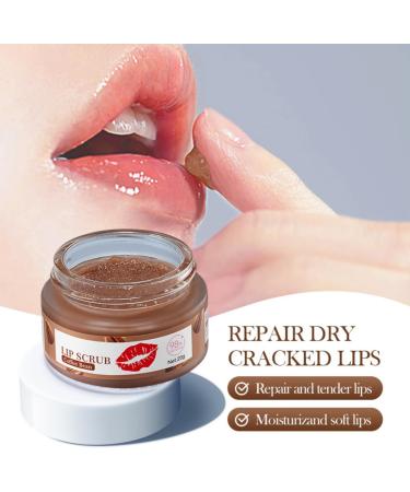 Coffee Bean Lip Scrub - Natural Exfoliator to Hydrate and Brighten Lips Lip Scrub Exfoliator for Softening and Diluting Lip Lines 20g Lip Exfoliator Scrub for Lip Care - Buy Online on GoSupps.com