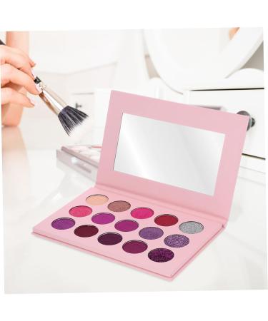 Mikinona 15 Colorful Eyeshadow Glitter Eyeshadow Woman Eyeshadow Compact Makeup Palette Purple - Buy Online on GoSupps.com