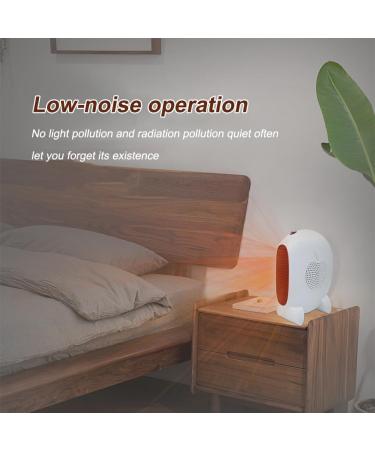 twcrvil Indoor Office Mini Fan Heater Desktop Fast Heating Electric Hands Feet Warmer 500W Automatic Power Saving Home Supplies - Buy Online on GoSupps.com