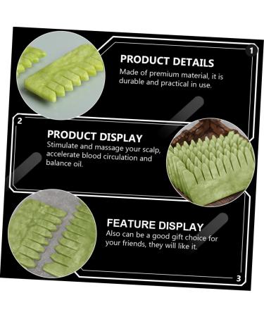 JECOMPRIS Jade Massage Roller & Gua Sha Set - 4-Piece Natural Skin Care Tools for Face & Hair - International Shipping Available - Buy Online on GoSupps.com