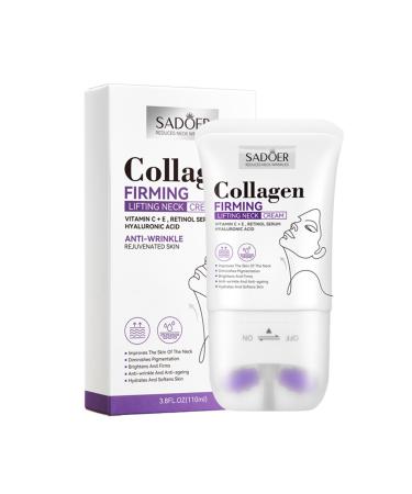 Neck Cream Neck Creams for Firming Roller Neck Creams for Tightening Best for Older Women Relieve Edema In The Neck Reduce Wrinkles Fine Lines and Double Chin Firm and Lift Sagging Skin (1PCS)