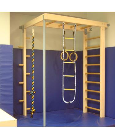 Aoneky 5.9ft Nylon Climbing Rope Ladder for Kids & Adults - Playground Hanging Swing Set & Tree Toy for Boys Aged 6-12 - Buy Online on GoSupps.com