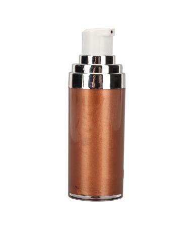 Sonew 20ml 2 Color Optional Body Glitter Lotion Body Glitter Highlighter Cream for Dating and Party Use Moisturizing Glitter Setting Spray for Woman Whole Body Makeup (#04 Golden Brown)