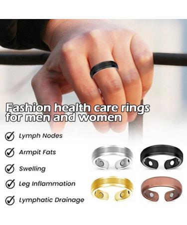 Japagzy Magnetic Therapy Rings for Weight Loss - Stylish Jewelry for Men & Women | Lymphatic Health & Fat Burning - Buy Online on GoSupps.com