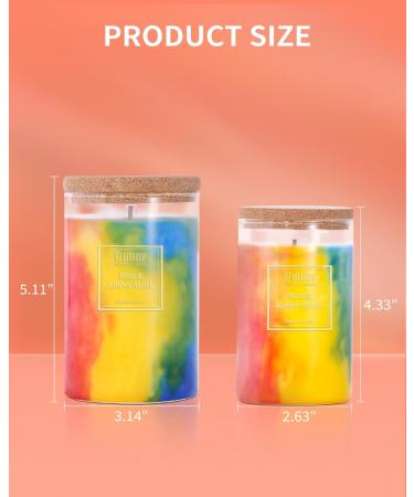 Rose Candle | Hand-Poured Soy Wax Aromatherapy | 60-Hour Burn Time | Vibrant Romance | Gift for Women | 8oz Rose & Amber Musk - Buy Online on GoSupps.com