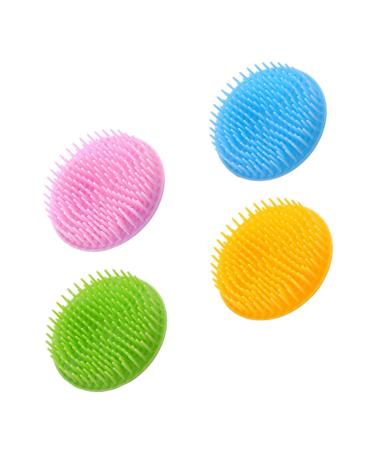 Fomiyes 4 pieces of hair washing brush ergonomic facilitation laundry cleaning shampoo cleaning brush shampoo brush for the scalp massage comb scalp massage device clean massage brush