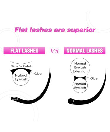 TDANCE Classic Flat Eyelash Extensions 0.15mm C Curl | 8-15mm Mixed Matte Individual Lashes for Salon Use - Buy Online on GoSupps.com