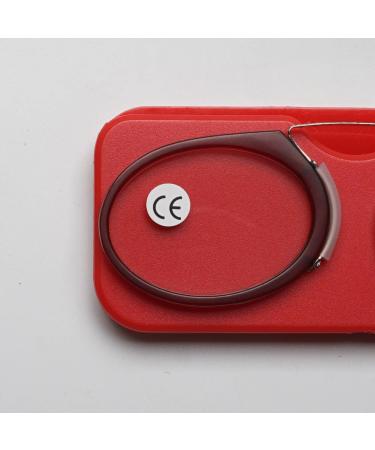 KOOSUFA B gellose Reading Glasses for Men & Women - Compact Light Slim Travel Aids in Red - Available in 1.0 to 3.5 Magnification - Buy Online on GoSupps.com
