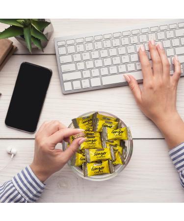 Bali's Best Ginger Chews - Zesty Lemon Flavor (1lb Jar) | 100% Real Ginger Candies - Sweet & Spicy Snacks for Sharing & Gifting - Buy Online on GoSupps.com