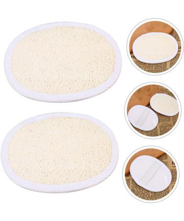 Buy Hemoton 2pcs Natural Bath Towels & Exfoliating Loofah Pads - Premium Body Scrubber for Spa-like Experience - Buy Online on GoSupps.com