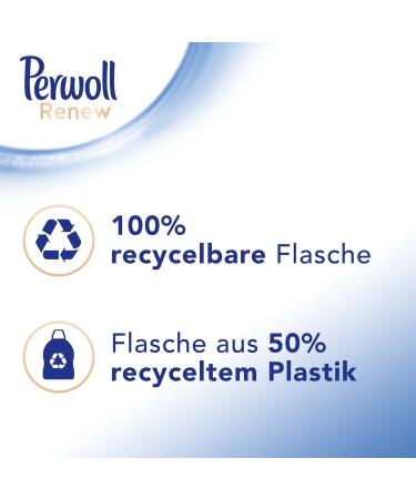 Perwoll Renew White (8 x 25 Washes) White Laundry Detergent Mild Detergent Strengthens Fibres and Improves Colour Intensity - Buy Online on GoSupps.com