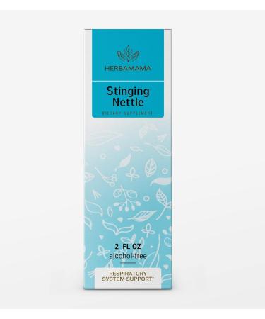 HERBAMAMA Organic Stinging Nettle Root Tincture - Urtica Dioica Herbal Drops - 2 fl oz Liquid Extract - Natural Supplement - Buy Online on GoSupps.com