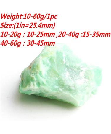 1PC Natural Green Moonstone Rockstone Minerals Specimen Irregular Shape Roughstone Home Decor (Color : Green Moonstone Size : 40-60g) 40-60g Green Moonstone - Buy Online on GoSupps.com