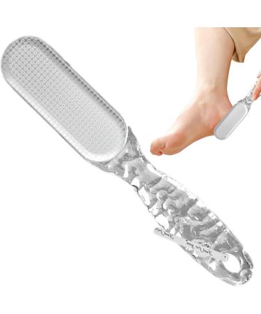 Pumice Stone Foot File Dead Skin Remover 2-in-1 Foot Rasp Multi-Purpose Pedicure Tools Foot Scrubber for Dead Skin - Reduces Calluses Corns Transparent - Buy Online on GoSupps.com