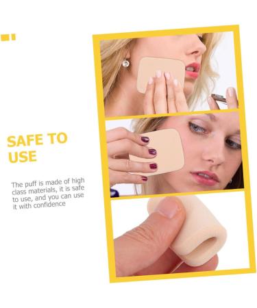 Beavorty 10 Sets Puff Esponjas Para Maquillaje Makeup Tools Cotton Puff Cushion Foundation Puff Comfortable Makeup Puff Face Finger Puff Facial Tools Girl Product Sponge Square - Buy Online on GoSupps.com