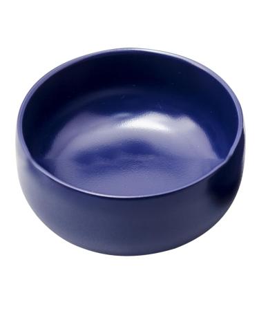 Stainless Steel Shaving Bowl with Lid | Durable Blue Razor Cup for Wet Shaving | Unbreakable Shaving Cup for Cream and Soap - Buy Online on GoSupps.com