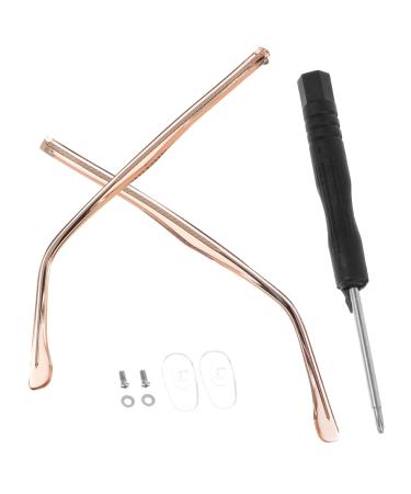 Healeeved 1 pair of glasses band replace stable glasses spare bars Sunglasses sung spare bars replacement glasses bracket Stable sunglasses brick brilliant parts crystal metal glasses frames