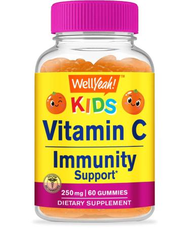 WellYeah Kids Vitamin C Gummies (250mg) - 60 Gummies