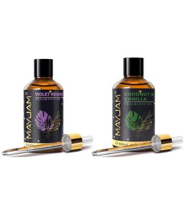 MAYJAM 100ML Violet Reverie and Coconut Vanilla Fragrance Oils Essential Oils