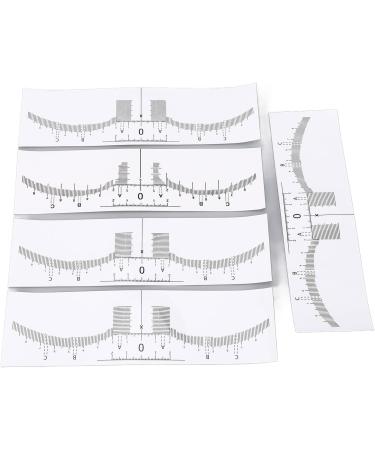 Eyebrow Ruler Stencils Eyebrow Mapping Sticker Microblading Measuring Shaper Tool 100 Pack for Brow Extensions for All Face Shapes - Buy Online on GoSupps.com