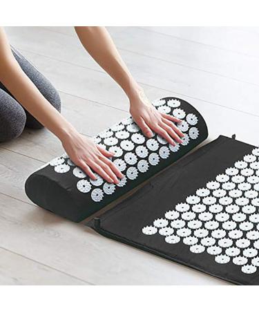 Milekl AkuPressurmatte & Pillow Massage Set | Acupuncture Floor Pads for Sciatica Back Neck Pain Relief & Headaches - International Shipping Available - Buy Online on GoSupps.com