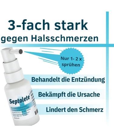 Septolet Spray - Fast Relief for Sore Throat | Buy Internationally Online - Buy Online on GoSupps.com