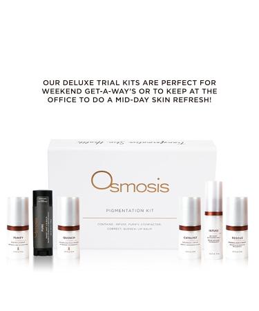 Osmosis Pigmentation Deluxe Kit 6 Piece Skin Care Regimen Helps Reduce Appearance of Dark Spots for Even Skin Tone Travel Size - Buy Online on GoSupps.com
