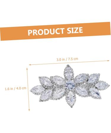 Ipetboom Rhinestone Hair Clip Rhinestones Hair Barrette Hair Tools for Styling Diamonds Hair Barrette Rhinestones Hair Accessories Rhinestones Hairpin Rhinestones Hair Clip Women Hair Clip - Buy Online on GoSupps.com