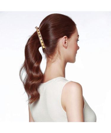 Lurrose Fishtail Hair Clip - 2pcs Wire Hoop & Banana Combs Hair Accessories for Women & Girls - Trendy Hair Clips for Stylish Hairstyles - Buy Online on GoSupps.com
