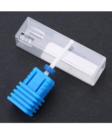 Ceramic Nail Drill Bit Set for Manicure & Pedicure | Cylinder Shape Grinding Head with Display Base - White 02 - Buy Online on GoSupps.com