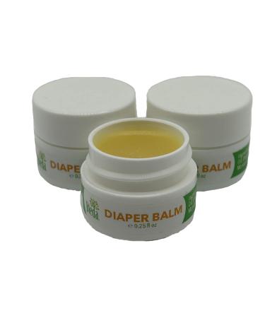Bieda Mini Travel Size Diaper Cream 3-Pack | 0.25 Oz Jars | Gentle Natural Ingredients | Zinc Oxide Free Barrier - Buy Online on GoSupps.com