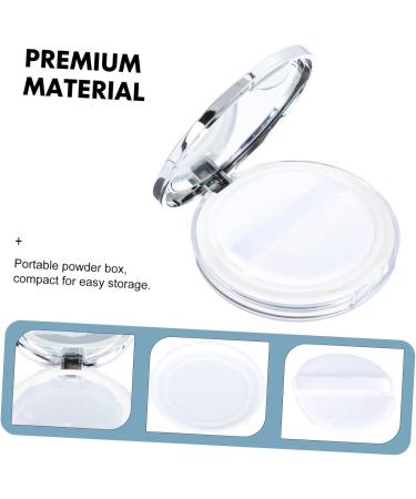 Balacoo Plastic Makeup Case 2pcs Boxes Powder Box Makeup Containers Bulk Makeup Portable Powder Case Bracket Miss Filling - Buy Online on GoSupps.com