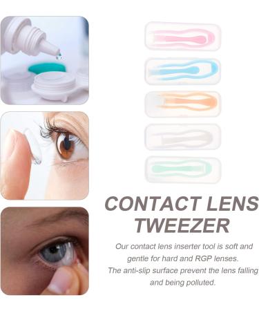 Exceart 10 Set Contact Lens Container with Removal Tool Tweezers & Storage Case Ideal for Men & Women Perfect Contact Lens Care Solution - Buy Online on GoSupps.com