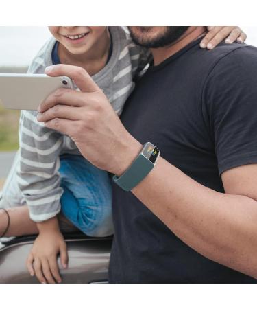 Zebre 2-Pack Bands for Fitbit Charge 5 | Soft Silicone Waterproof Replacement Straps | Black/Blue | Compatible with Fitbit Charge 5 Fitness Tracker - Buy Online on GoSupps.com