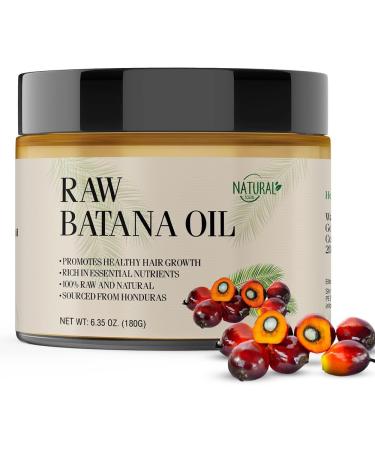 Raw Batana Oil For Hair Growth | 180g | 100% Batana Oil From Honduras | Batana Oil For Hair Growth Dr Sebi | Repairs Damaged Hair & Reduces Hair Loss | Healthier & Thicker Hair - Buy Online on GoSupps.com