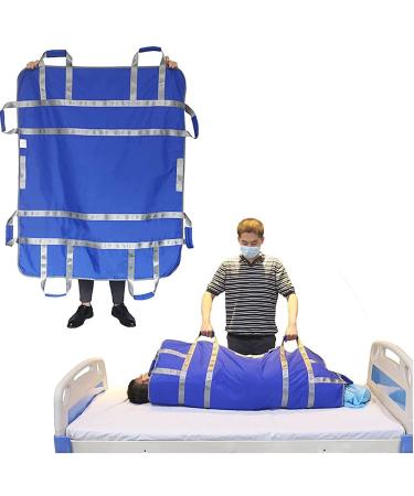 Positioning Bed Pad with Reinforced Handles for Lifting Turning Moving and Positioning Waterproof Reusable Transfer Sheet for Patients (4960 * 40.55inch