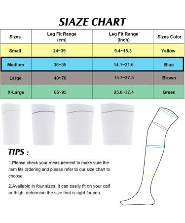 Catheter Leg Bag Holder - 2 Pack Foley Leg Bag Sleeve for Drainage Bags - Elastic Calf Strap - Size Medium - Buy Online on GoSupps.com