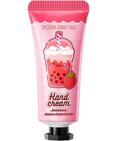 Mini Hand Creams Hand Cream Moisturizing Cream Repairing Hand Cream Hand Cream Gift Idea Valentine's Day Birthday Gift for Women Men (Strawberry) - Buy Online on GoSupps.com