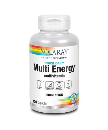 Solaray - Twice Daily (Iron Free) 120 Capsules