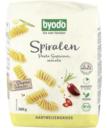 ByoDo Byodo spirales clair pack de 6 x 500 g Pack) Bio