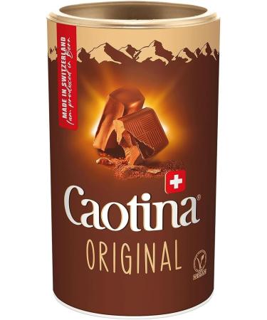 Caotina Original Drinking Chocolate Cocoa Powder with the Finest Swiss Chocolate Sustainable and Certified Hot Chocolate 3x20 - Buy Online on GoSupps.com
