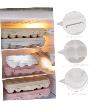 Zerodeko Egg Storage Box Drawers Food Tray Dispenser Egg Cartons Plastic Egg Holder Dog Duck Eggs re-usable - Buy Online on GoSupps.com