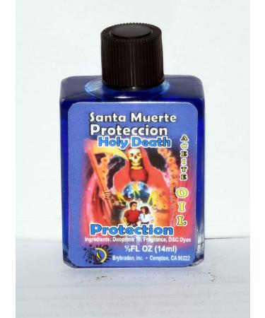1 Piece Holy Death Protection Spiritual Oil Santa Muerte Proteccion Aceite Espiritual -1/2 FL OZ 14.7ML N/A. 1